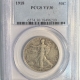 Half Dollars 1916-S WALKING LIBERTY HALF DOLLAR – PCGS VG-10, LOOKS FINE!