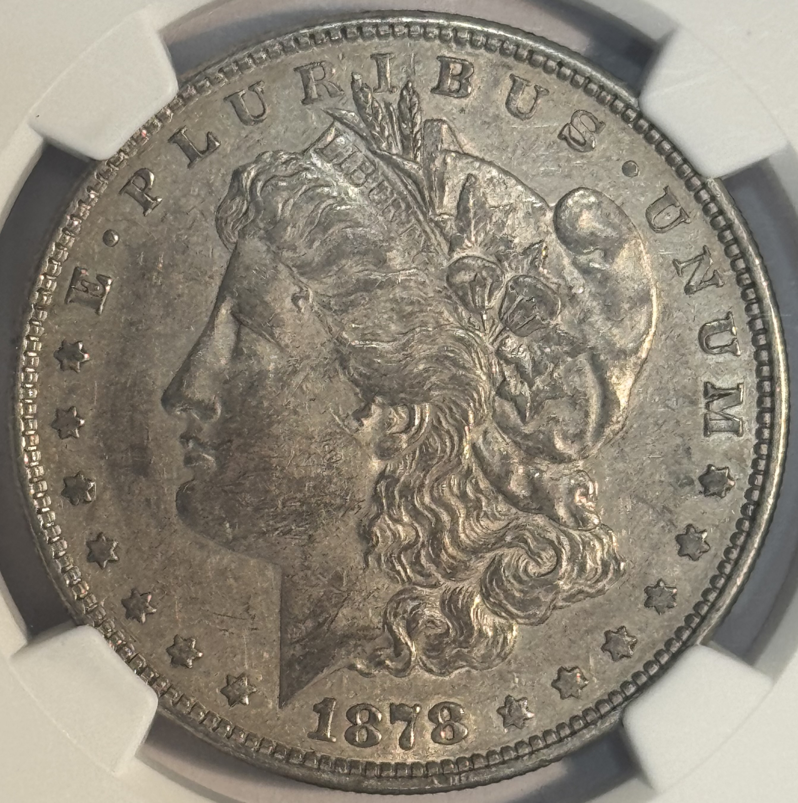 Dollars 1878 8TF $1 MORGAN DOLLAR – NGC XF-45 Dollars 1878 8TF $1 MORGAN DOLLAR – NGC XF-45