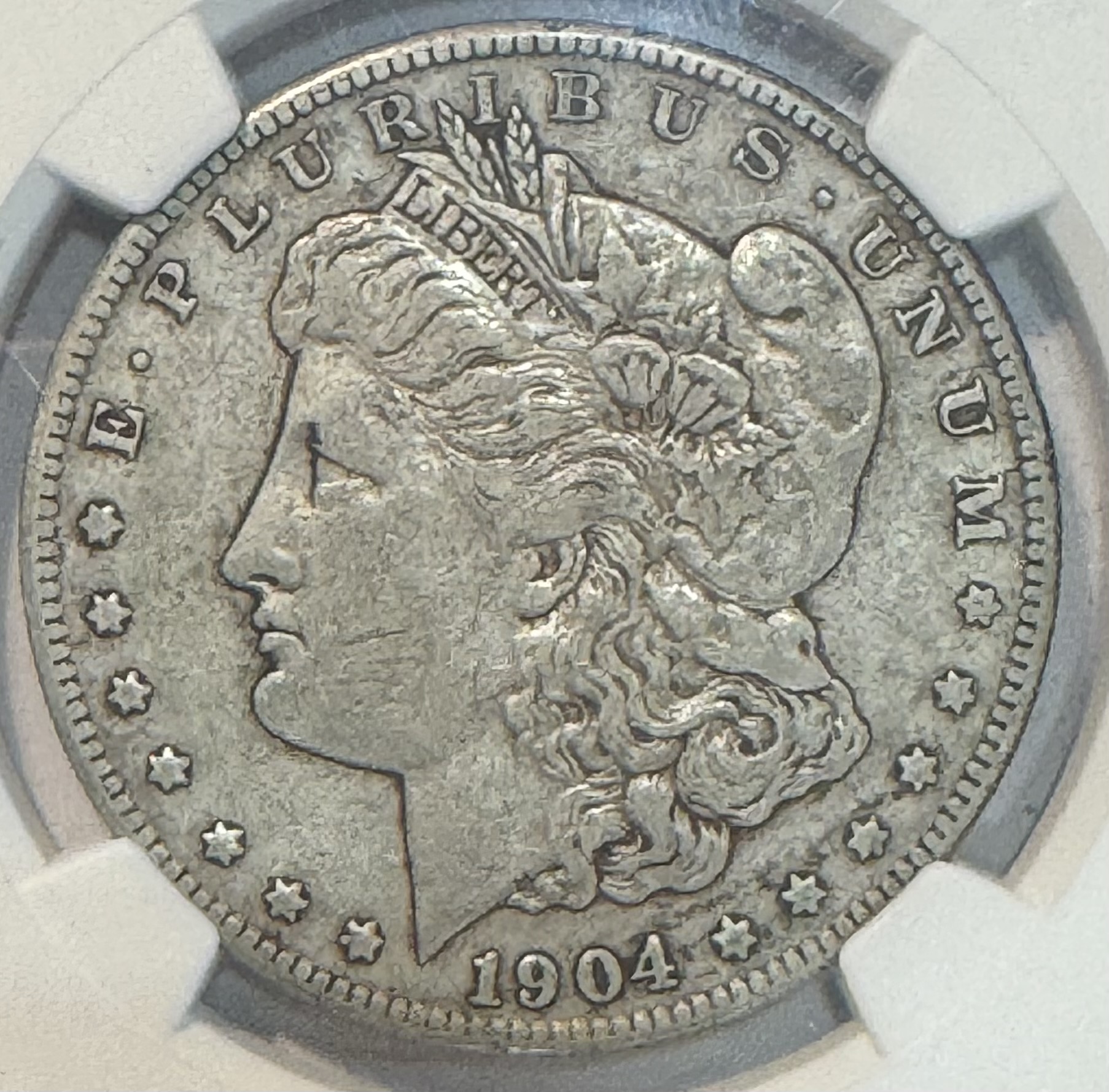 Dollars 1904-S $1 MORGAN DOLLAR – NGC VF-25, WHOLESOME! Dollars 1904-S $1 MORGAN DOLLAR – NGC VF-25, WHOLESOME!