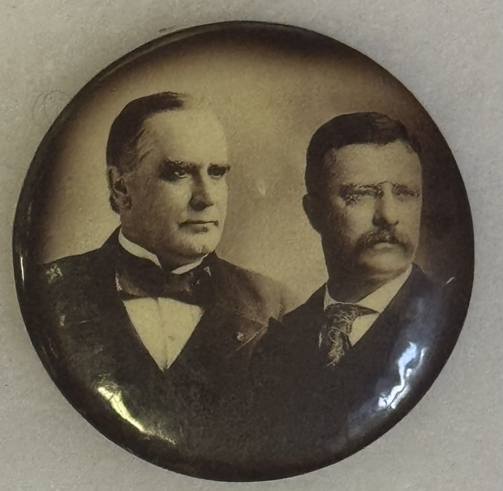 New Store Items 1900 MCKINLEY-ROOSEVELT 2 1/4″ CELLULOID SEPIA JUGATE CAMPAIGN BUTTON-EXCELLENT! New Store Items 1900 MCKINLEY-ROOSEVELT 2 1/4″ CELLULOID SEPIA JUGATE CAMPAIGN BUTTON-EXCELLENT!