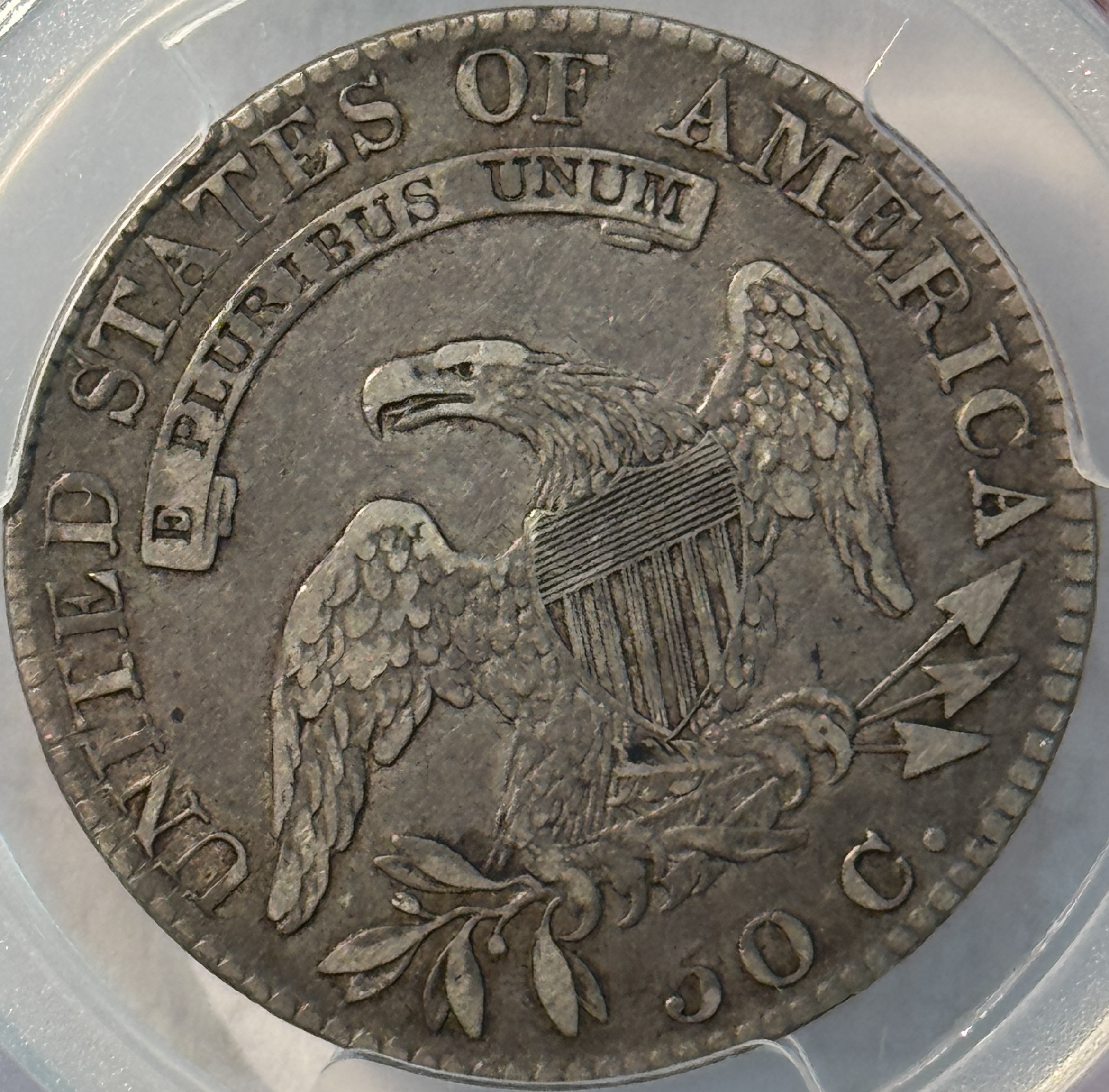 Early Halves 1819/8 CAPPED BUST HALF DOLLAR LARGE 9 – PCGS VF-30, FRESH WITH A GREAT LOOK! Early Halves 1819/8 CAPPED BUST HALF DOLLAR LARGE 9 – PCGS VF-30, FRESH WITH A GREAT LOOK!
