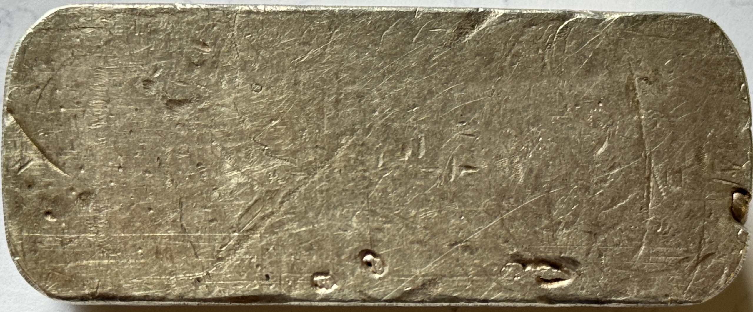 Bullion NEVADA COIN MART 10 TROY OZ .999+ FINE SILVER VINTAGE BAR, POURED LOAF STYLE Bullion NEVADA COIN MART 10 TROY OZ .999+ FINE SILVER VINTAGE BAR, POURED LOAF STYLE