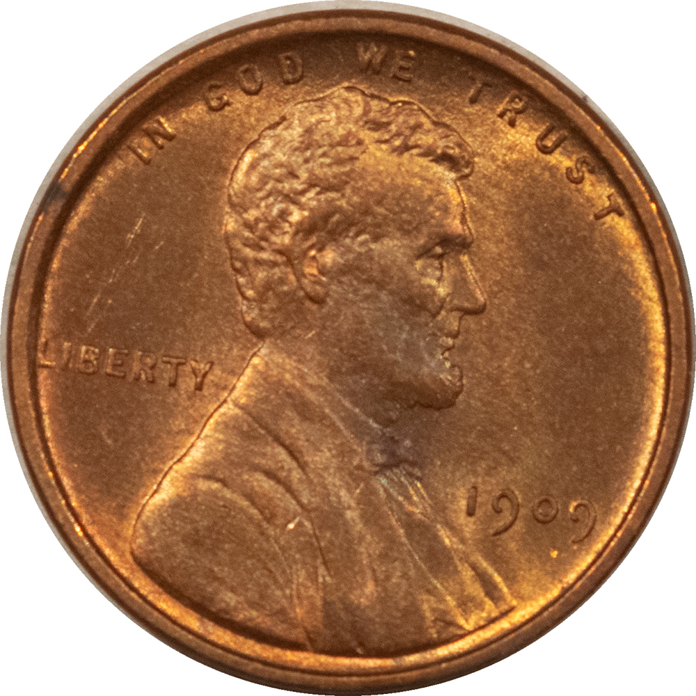 Lincoln Cents (Wheat) 1909 VDB LINCOLN CENT – UNCIRCULATED, CHOICE! Lincoln Cents (Wheat) 1909 VDB LINCOLN CENT – UNCIRCULATED, CHOICE!