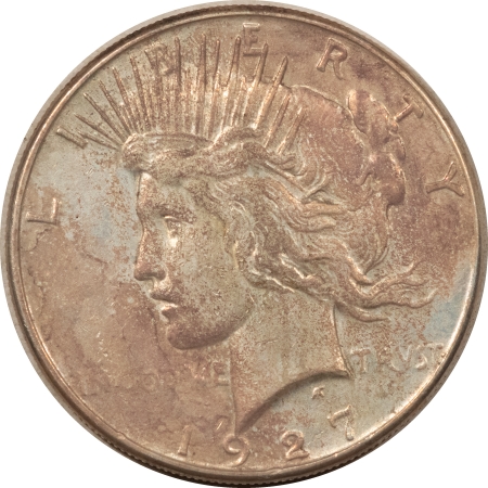 Dollars 1927-S $1 PEACE DOLLAR – HIGH GRADE EXAMPLE! POLISHED UNDER TONING!