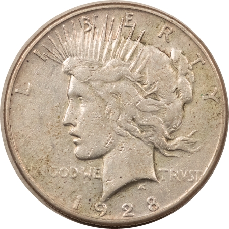 Dollars 1928-S $1 PEACE DOLLAR – PLEASING CIRCULATED EXAMPLE!