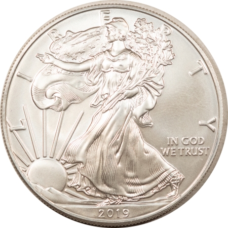 American Silver Eagles 2019 $1 AMERICAN SILVER EAGLE, 1 OZ .999 – GEM UNCIRCULATED!