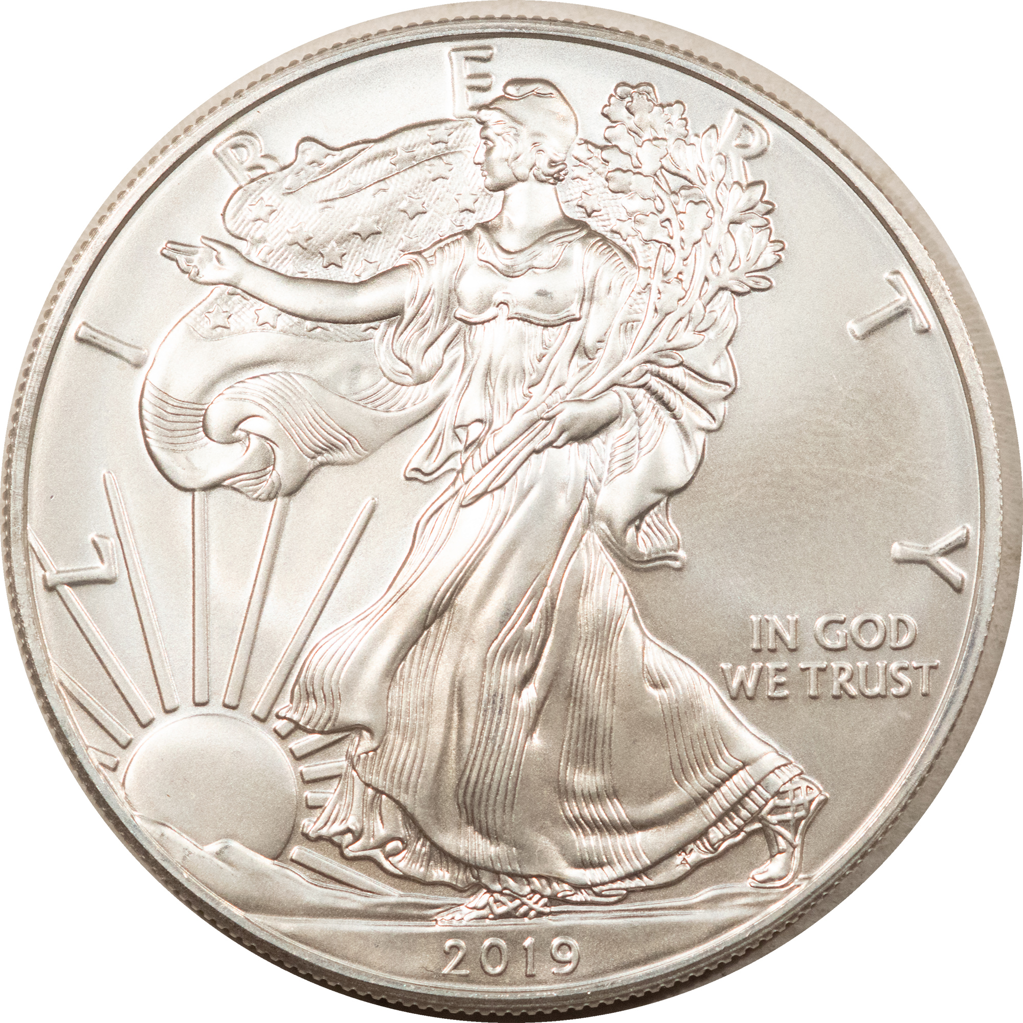 American Silver Eagles 2019 $1 AMERICAN SILVER EAGLE, 1 OZ .999 – GEM UNCIRCULATED! American Silver Eagles 2019 $1 AMERICAN SILVER EAGLE, 1 OZ .999 – GEM UNCIRCULATED!