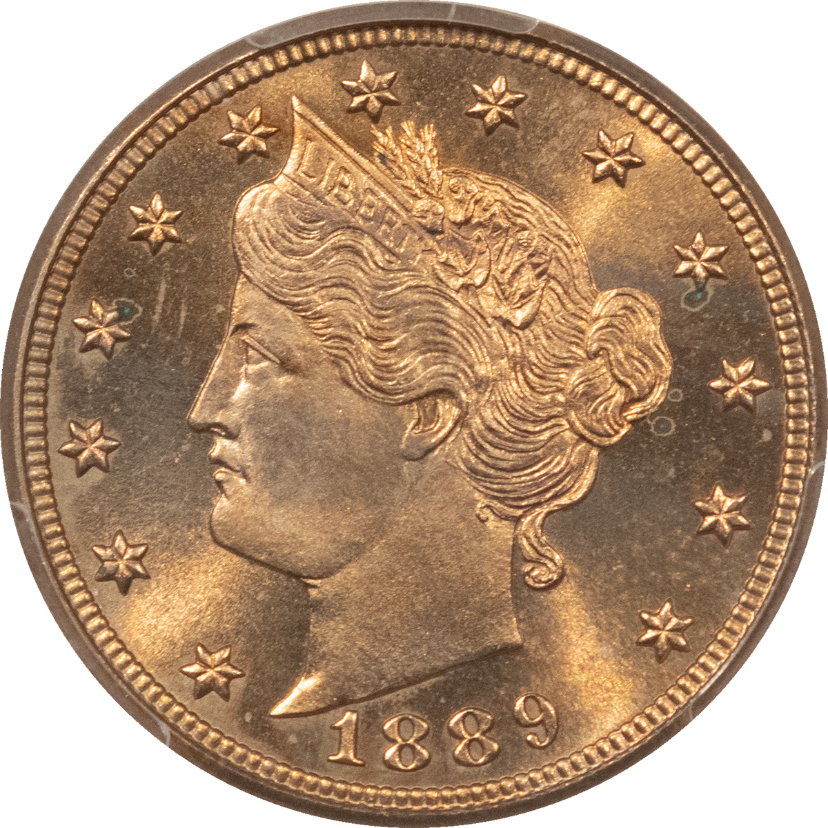 Liberty Nickels 1889 PROOF LIBERTY NICKEL – PCGS PR-64 Liberty Nickels 1889 PROOF LIBERTY NICKEL – PCGS PR-64