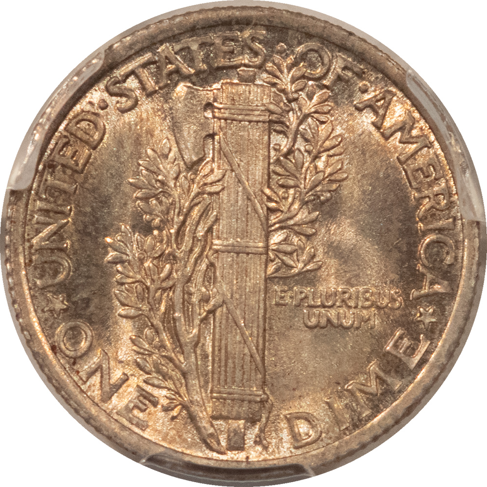 Dimes 1923 MERCURY DIME – PCGS MS-65 FB, FRESH GEM! Dimes 1923 MERCURY DIME – PCGS MS-65 FB, FRESH GEM!