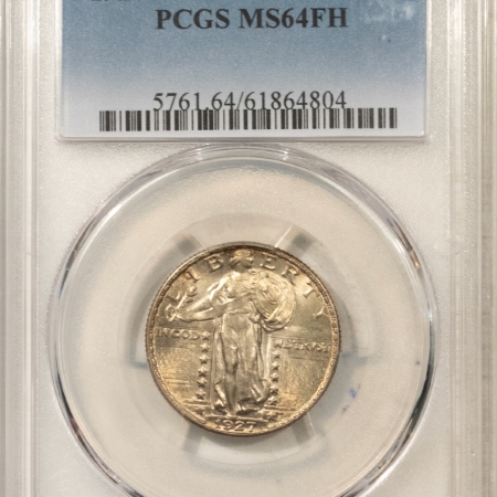 New Certified Coins 1927 STANDING LIBERTY QUARTER – PCGS MS-64 FH, FRESH!