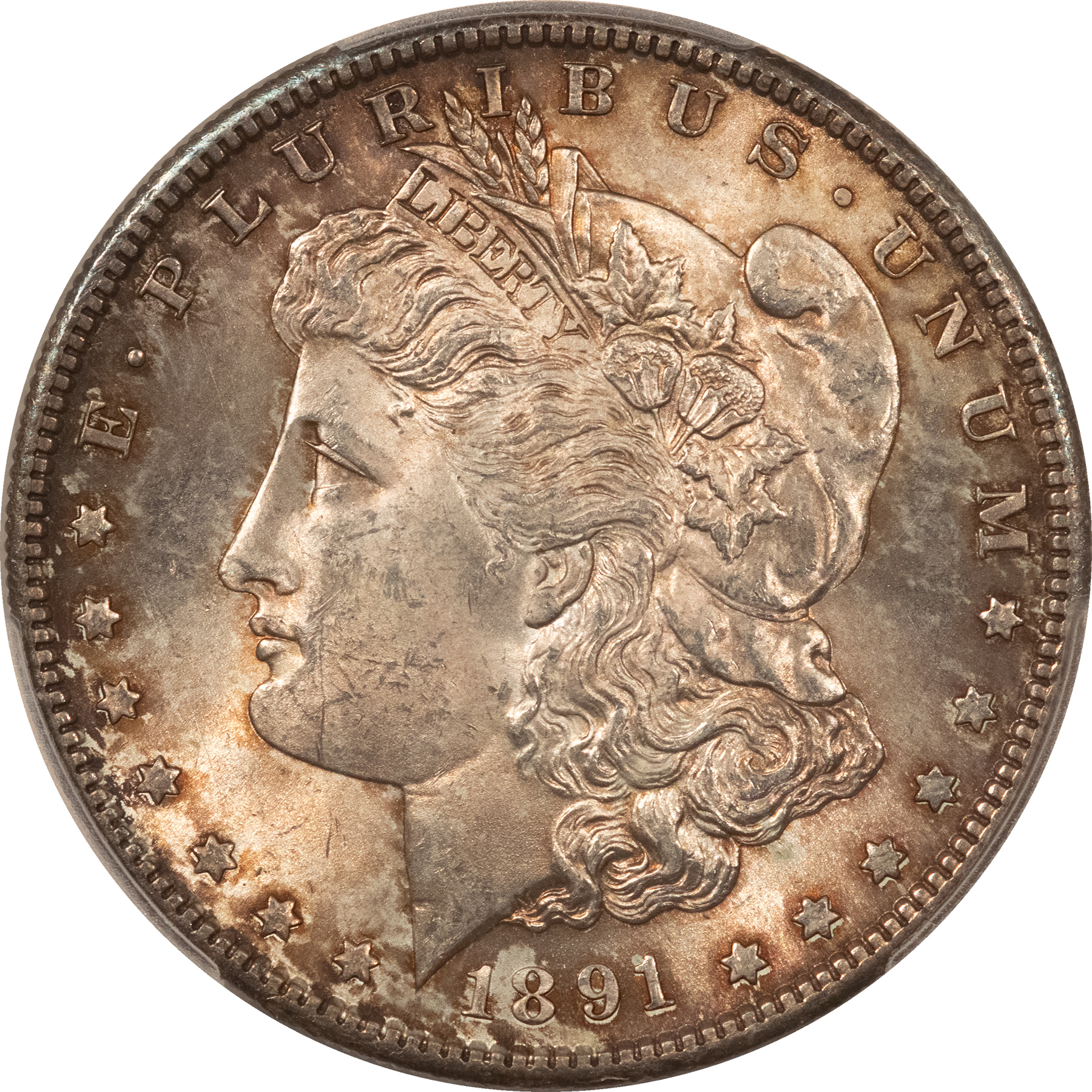 Dollars 1891-S $1 MORGAN DOLLAR – PCGS MS-63 PLEASING ORIGINAL & CHOICE! Dollars 1891-S $1 MORGAN DOLLAR – PCGS MS-63 PLEASING ORIGINAL & CHOICE!