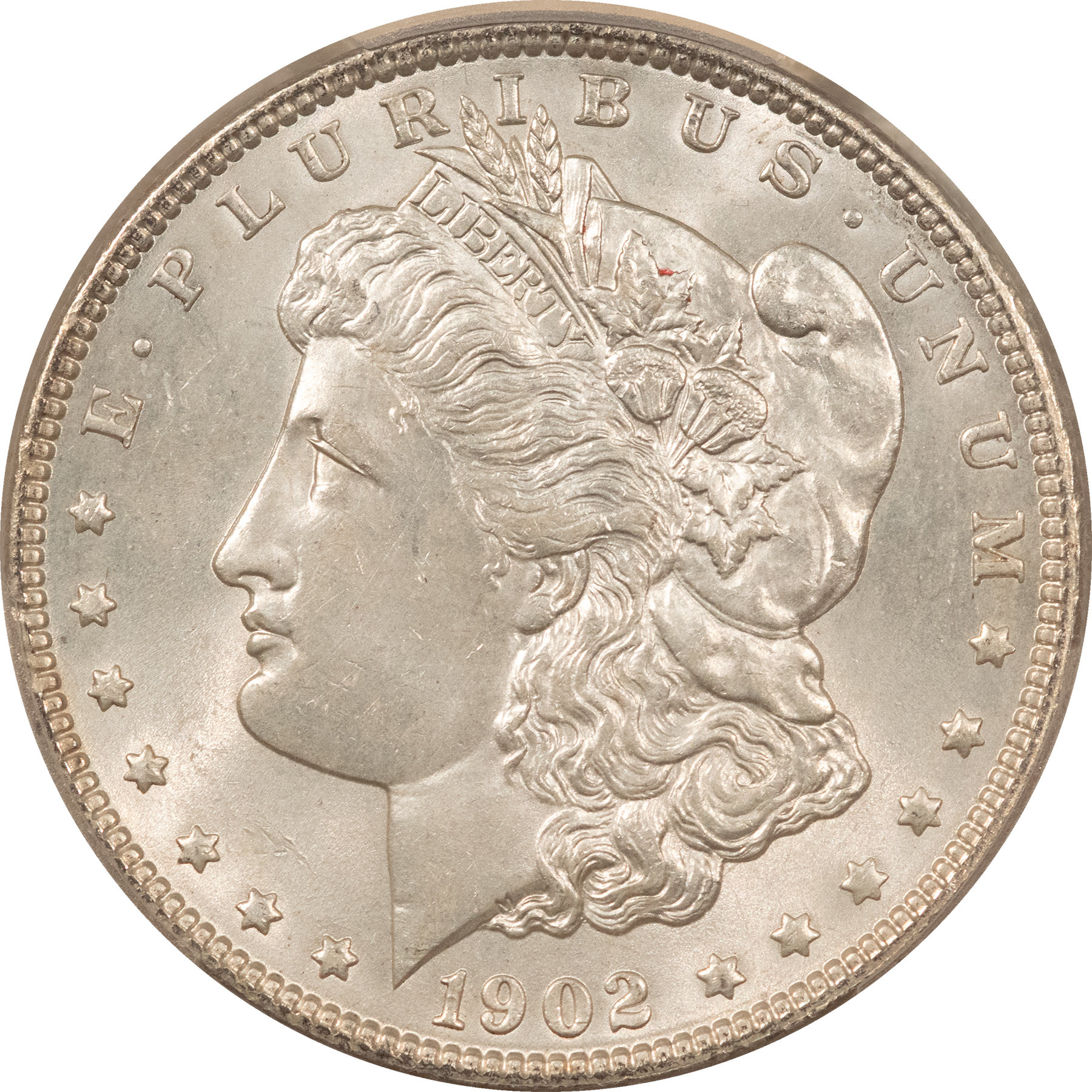 Dollars 1902 $1 MORGAN DOLLAR – PCGS MS-64, FRESH WHITE! Dollars 1902 $1 MORGAN DOLLAR – PCGS MS-64, FRESH WHITE!