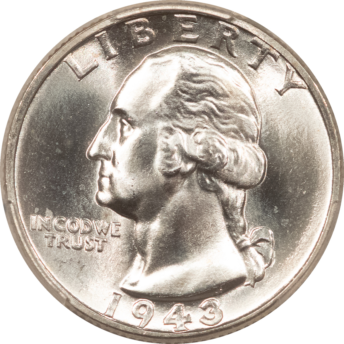 New Certified Coins 1943 WASHINGTON QUARTER – PCGS MS-65 WHITE GEM! New Certified Coins 1943 WASHINGTON QUARTER – PCGS MS-65 WHITE GEM!