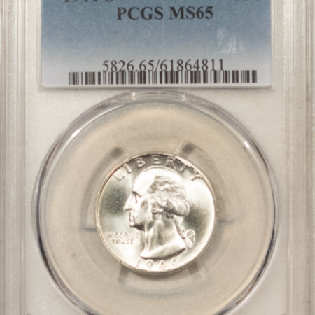 New Certified Coins 1944-S WASHINGTON QUARTER – PCGS MS-65, LOOKS 66! PREMIUM QUALITY!