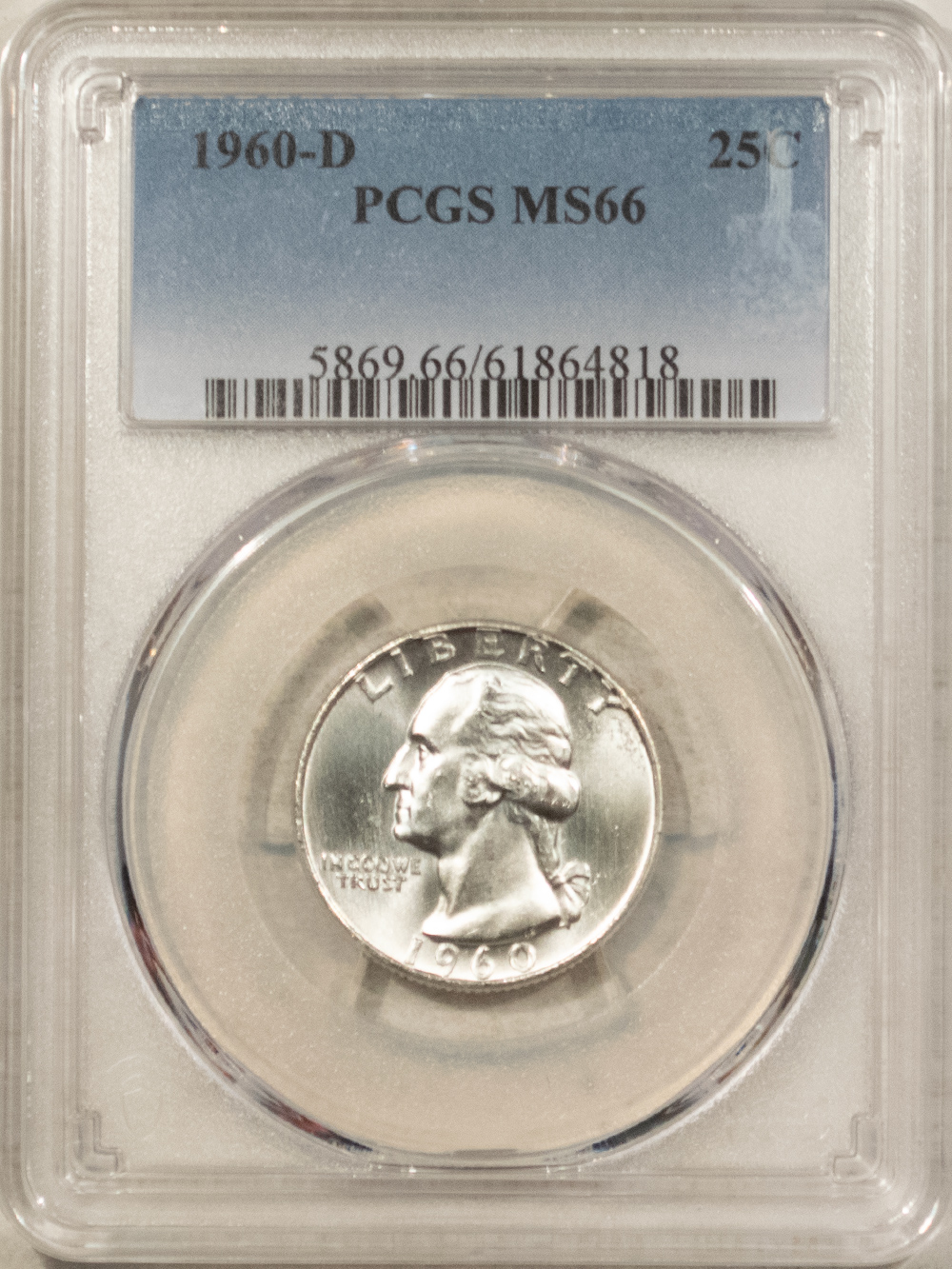 New Certified Coins 1960-D WASHINGTON QUARTER – PCGS MS-66, SUPERB! TRUE GEMS ARE SCARCE! New Certified Coins 1960-D WASHINGTON QUARTER – PCGS MS-66, SUPERB! TRUE GEMS ARE SCARCE!