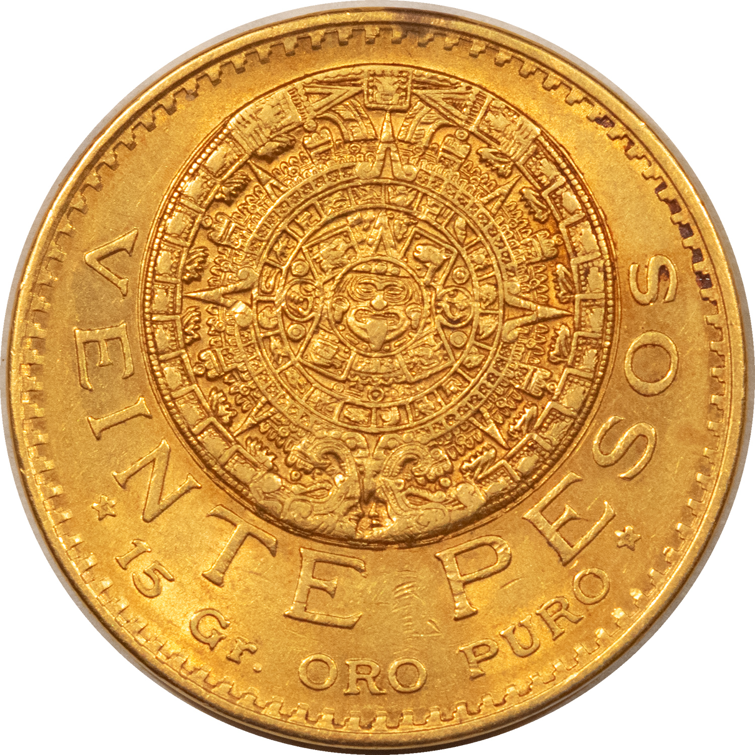 New Store Items 1918 MEXICO GOLD 20 PESOS .4823 OZ AGW – HIGH GRADE, NEARLY UNC, LOOKS CHOICE! New Store Items 1918 MEXICO GOLD 20 PESOS .4823 OZ AGW – HIGH GRADE, NEARLY UNC, LOOKS CHOICE!