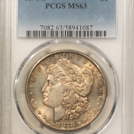Dollars 1878-S $1 MORGAN DOLLAR – PCGS MS-63 ORIGINAL CHOICE!