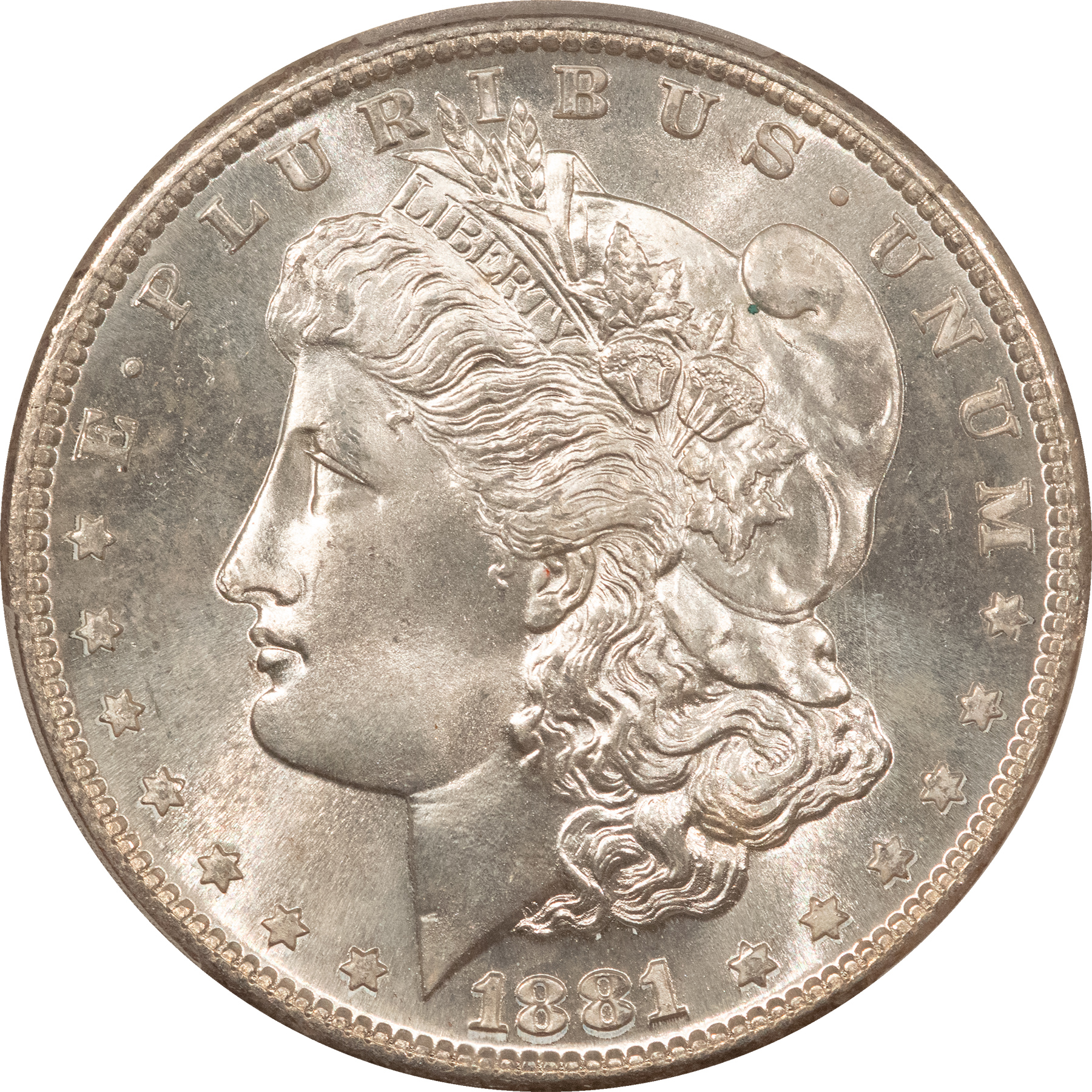 Dollars 1881-S $1 MORGAN DOLLAR – PCGS MS-64 FRESH LUSTROUS WHITE! Dollars 1881-S $1 MORGAN DOLLAR – PCGS MS-64 FRESH LUSTROUS WHITE!