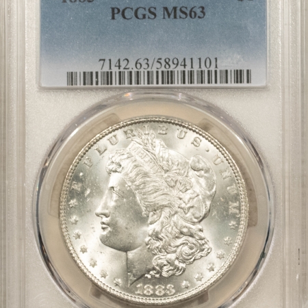 Dollars 1883 $1 MORGAN DOLLAR – PCGS MS-63 WHITE & CHOICE!