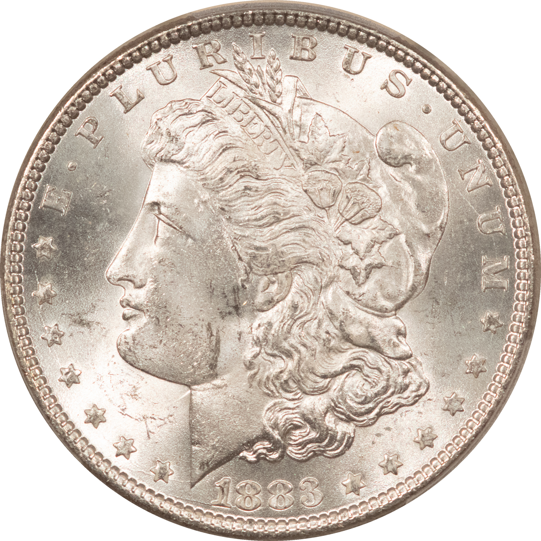 Dollars 1883 $1 MORGAN DOLLAR – PCGS MS-63 BLAST WHITE & CHOICE! Dollars 1883 $1 MORGAN DOLLAR – PCGS MS-63 BLAST WHITE & CHOICE!
