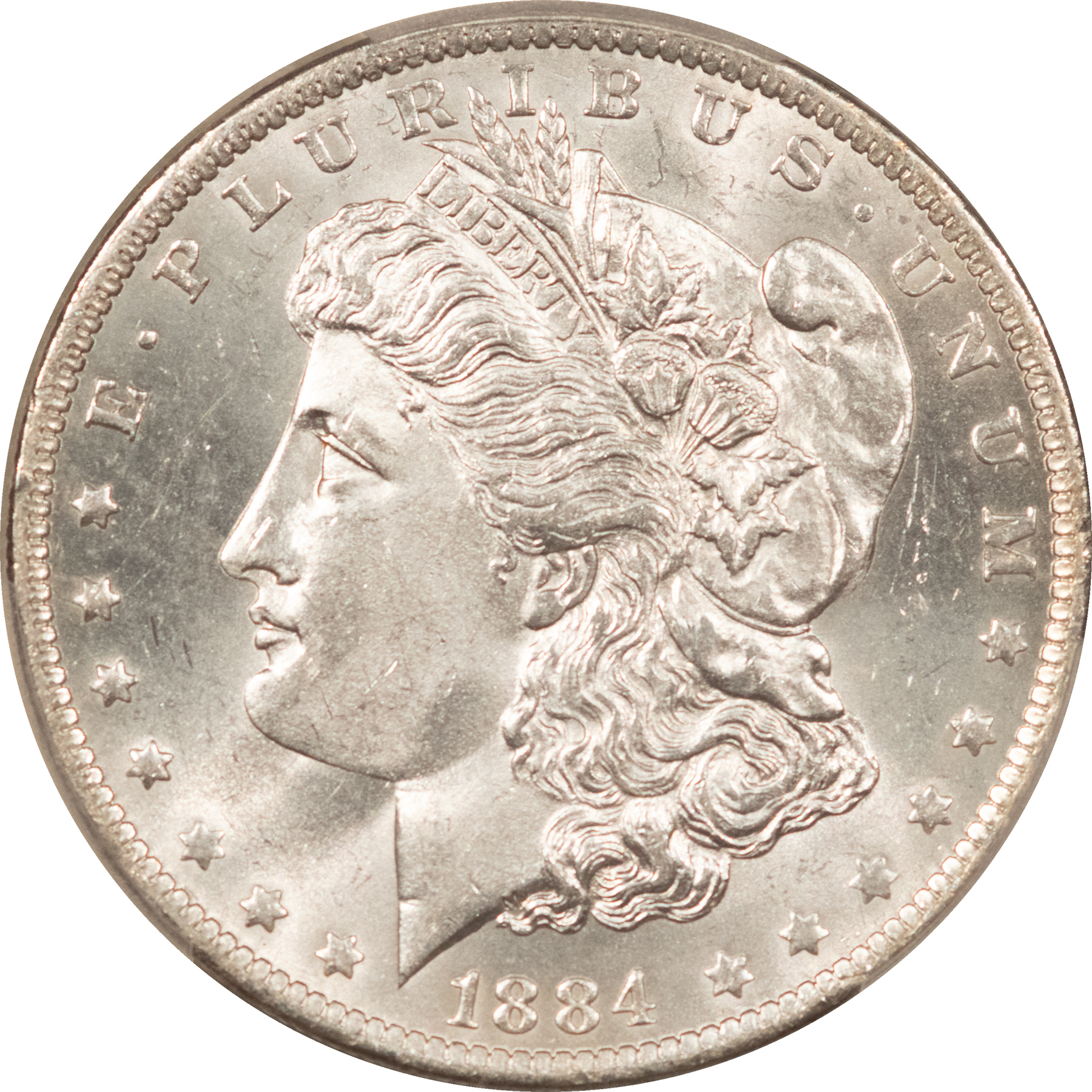 Dollars 1884-O $1 MORGAN DOLLAR – PCGS MS-63 SMOOTH WHITE & PQ! Dollars 1884-O $1 MORGAN DOLLAR – PCGS MS-63 SMOOTH WHITE & PQ!