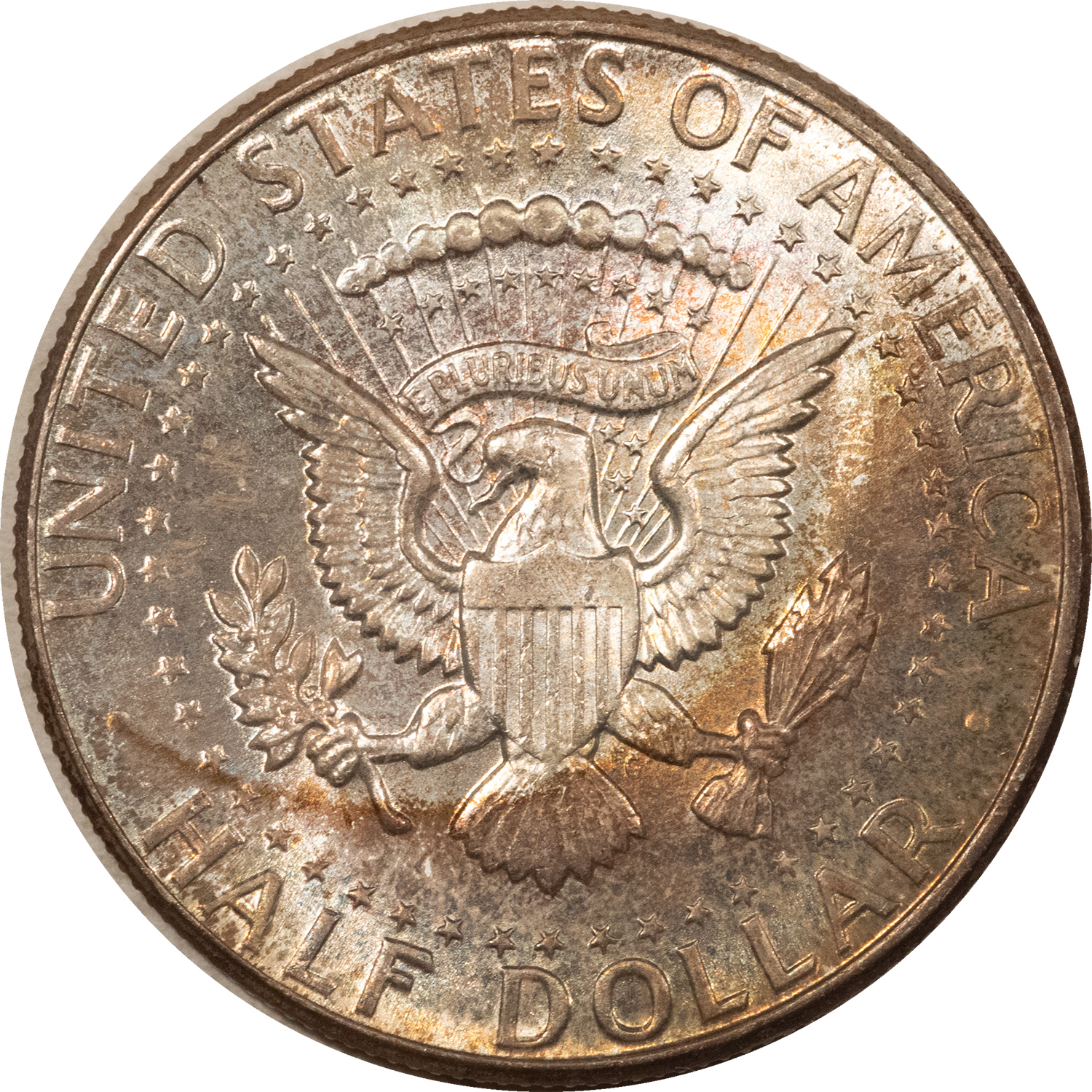 Half Dollars 1964 KENNEDY HALF DOLLAR – FRESH GEM UNCIRCULATED, REVERSE TONED! Half Dollars 1964 KENNEDY HALF DOLLAR – FRESH GEM UNCIRCULATED, REVERSE TONED!