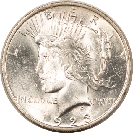 Dollars 1923 $1 PEACE DOLLAR – FLASHY UNCIRCULATED!