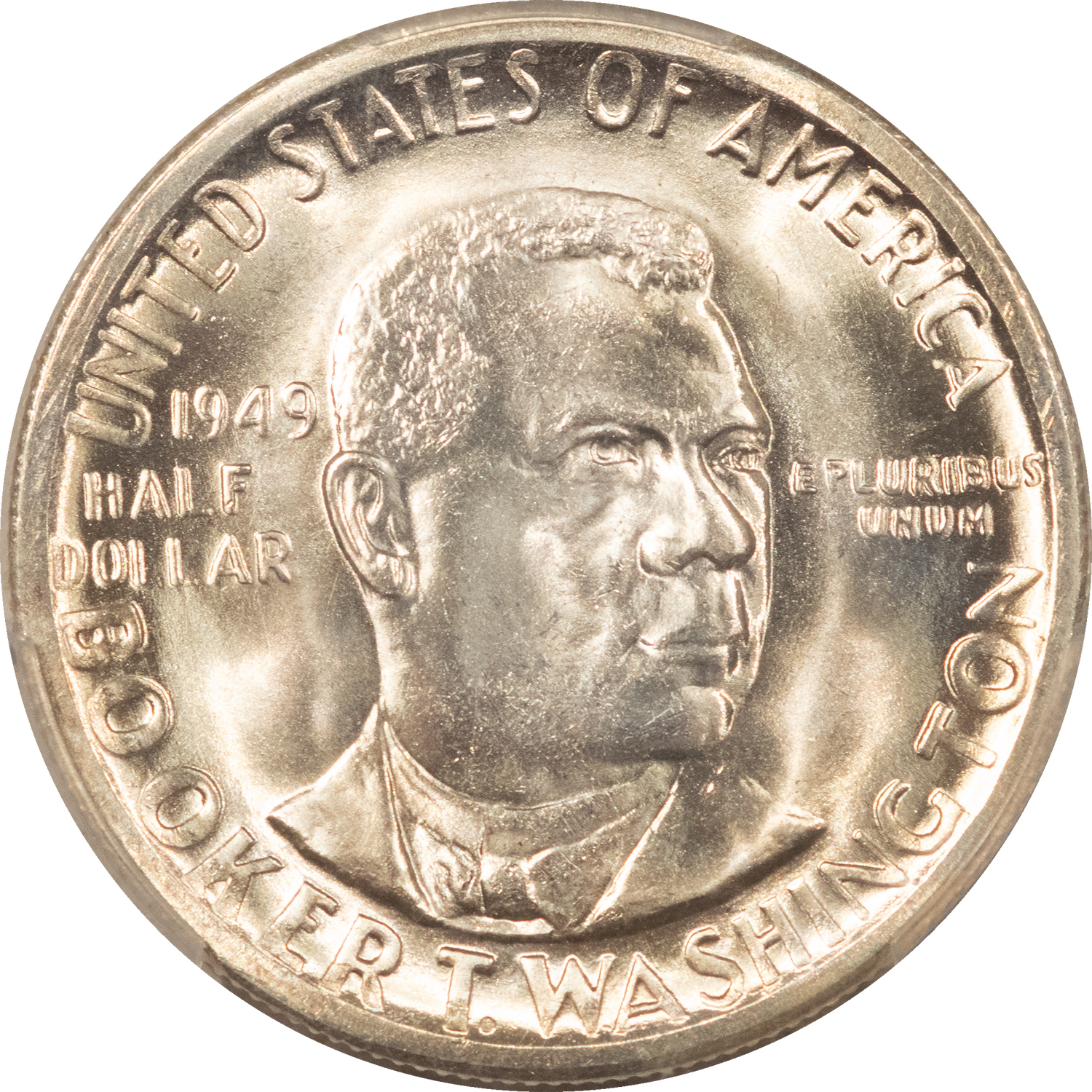 CAC Approved Coins 1949-S BOOKER T. WASHINGTON COMMEM HALF DOLLAR – PCGS MS-67 CAC BLAST WHITE & PQ CAC Approved Coins 1949-S BOOKER T. WASHINGTON COMMEM HALF DOLLAR – PCGS MS-67 CAC BLAST WHITE & PQ
