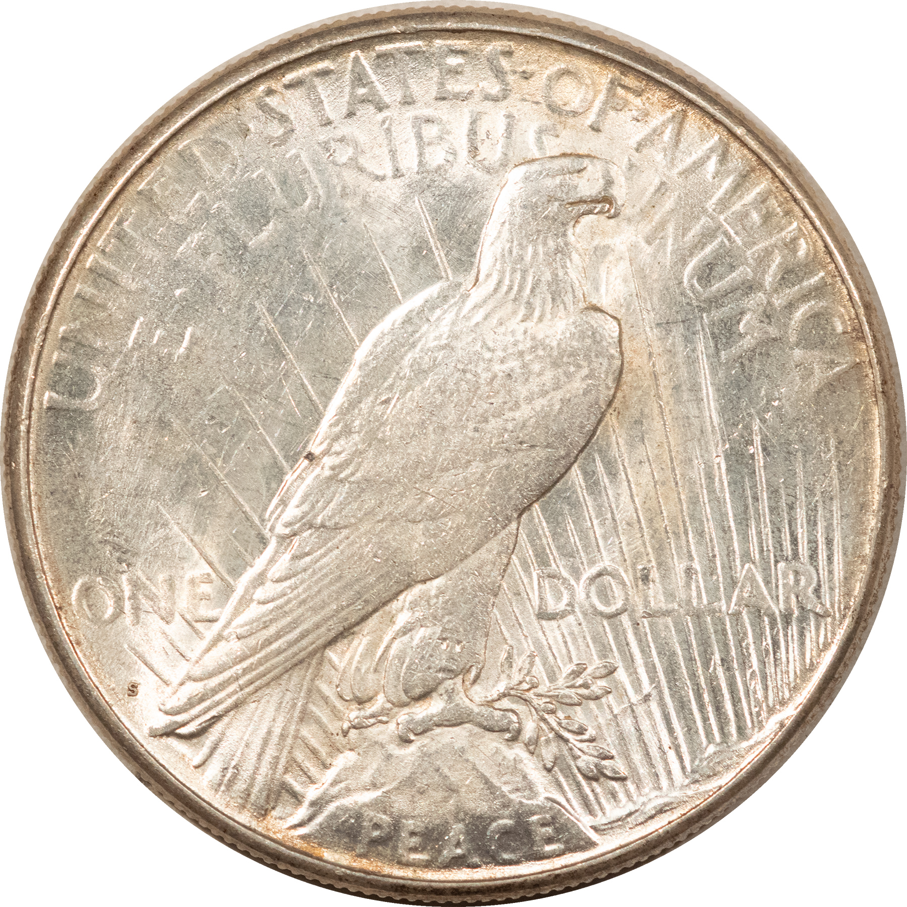Dollars 1923-S $1 PEACE DOLLAR – FLASHY HIGH GRADE EXAMPLE! Dollars 1923-S $1 PEACE DOLLAR – FLASHY HIGH GRADE EXAMPLE!