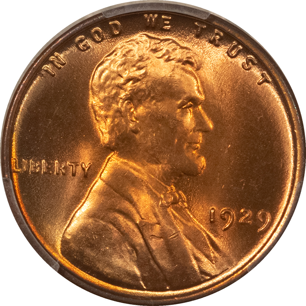 Lincoln Cents (Wheat) 1929 LINCOLN CENT – PCGS MS-67 RD, FIERY RED SUPERB GEM! Lincoln Cents (Wheat) 1929 LINCOLN CENT – PCGS MS-67 RD, FIERY RED SUPERB GEM!