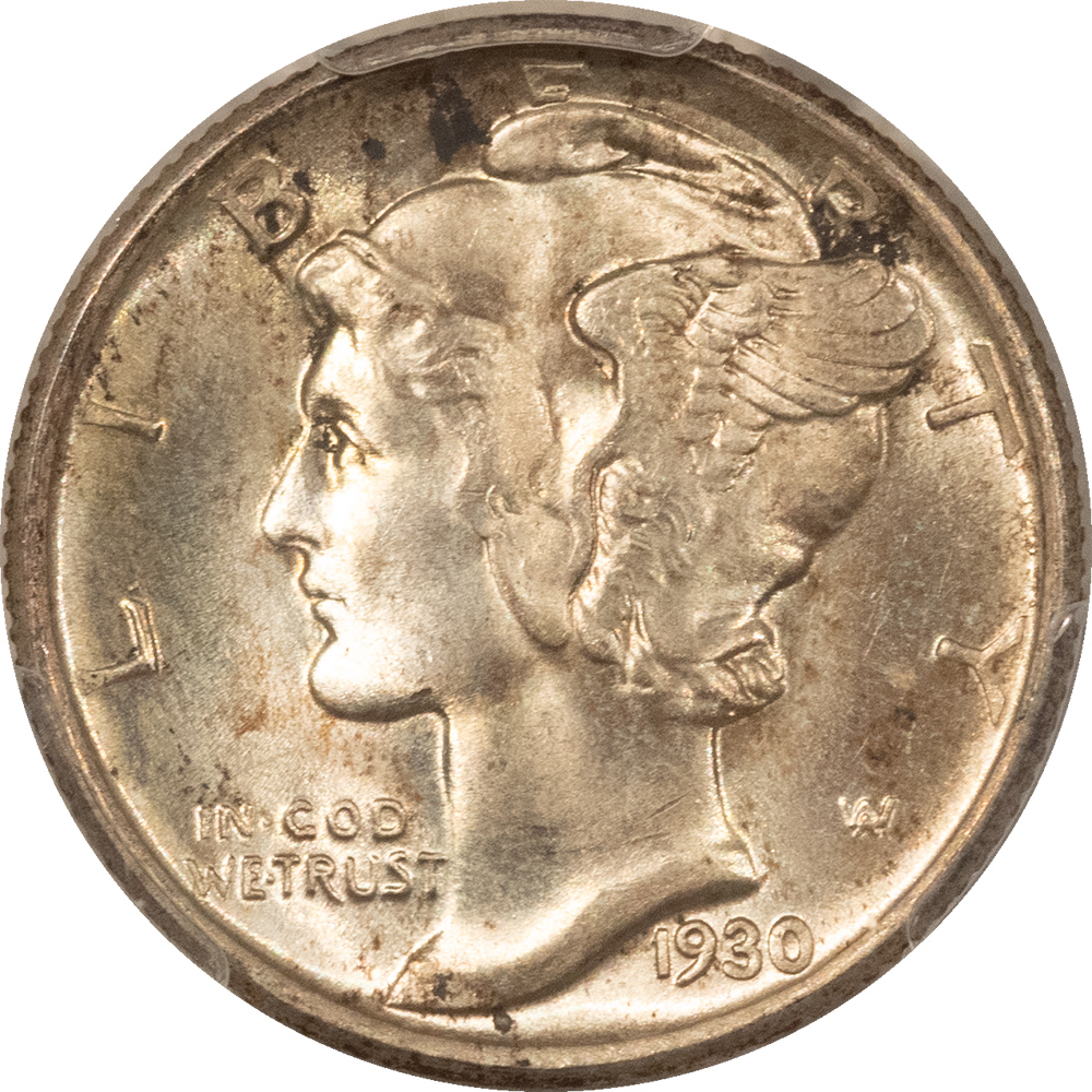 Dimes 1930-S MERCURY DIME – PCGS MS-66, FRESH & FLASHY, TOUGH! Dimes 1930-S MERCURY DIME – PCGS MS-66, FRESH & FLASHY, TOUGH!