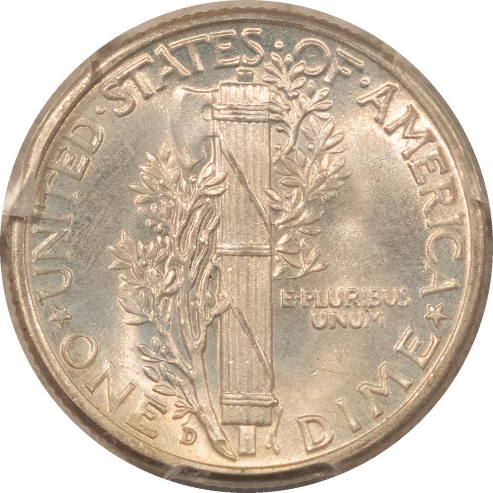 Dimes 1944-D MERCURY DIME – PCGS MS-67 FB FRESH SUPERB GEM! Dimes 1944-D MERCURY DIME – PCGS MS-67 FB FRESH SUPERB GEM!
