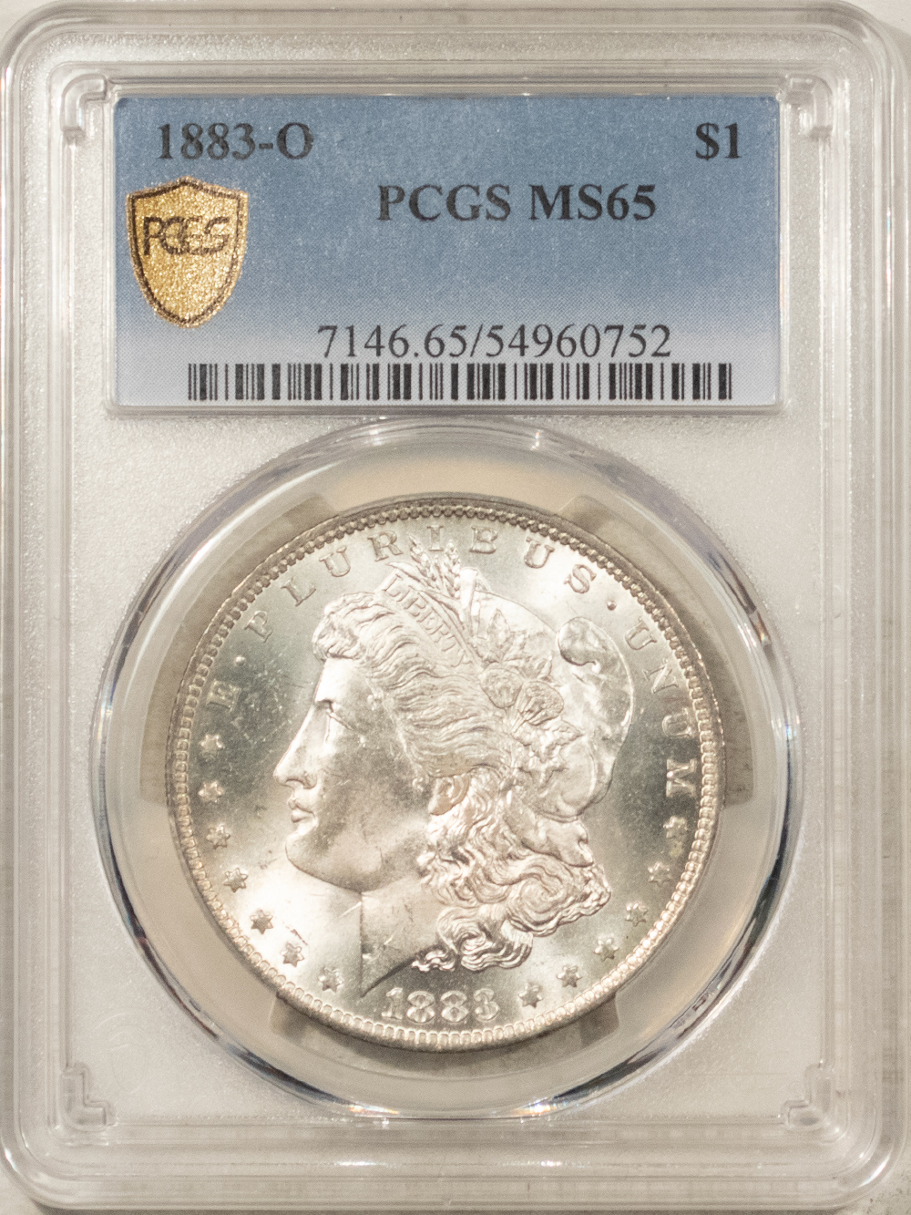 Dollars 1883-O $1 MORGAN DOLLAR – PCGS MS-65, BLAST WHITE PQ GEM! Dollars 1883-O $1 MORGAN DOLLAR – PCGS MS-65, BLAST WHITE PQ GEM!