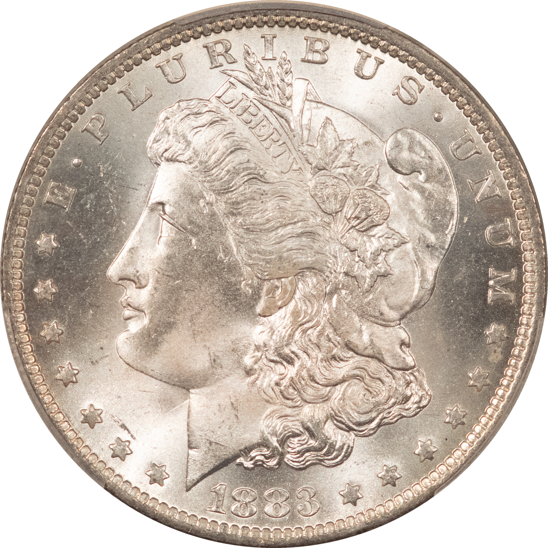 Dollars 1883-O $1 MORGAN DOLLAR – PCGS MS-65, BLAST WHITE PQ GEM! Dollars 1883-O $1 MORGAN DOLLAR – PCGS MS-65, BLAST WHITE PQ GEM!