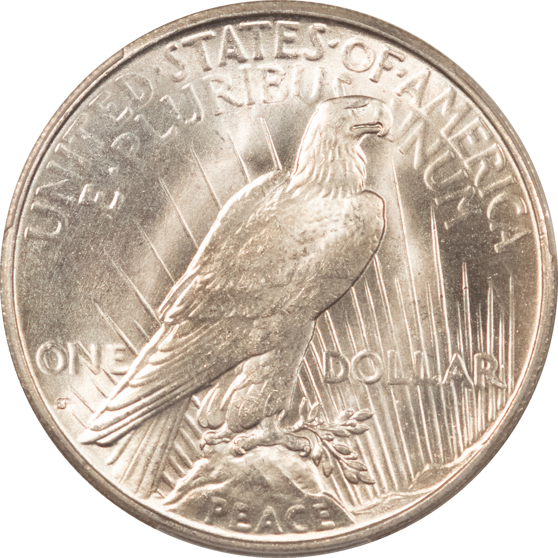 Dollars 1935-S $1 PEACE DOLLAR – PCGS MS-65, BLAZING WHITE! PREMIUM QUALITY+! Dollars 1935-S $1 PEACE DOLLAR – PCGS MS-65, BLAZING WHITE! PREMIUM QUALITY+!