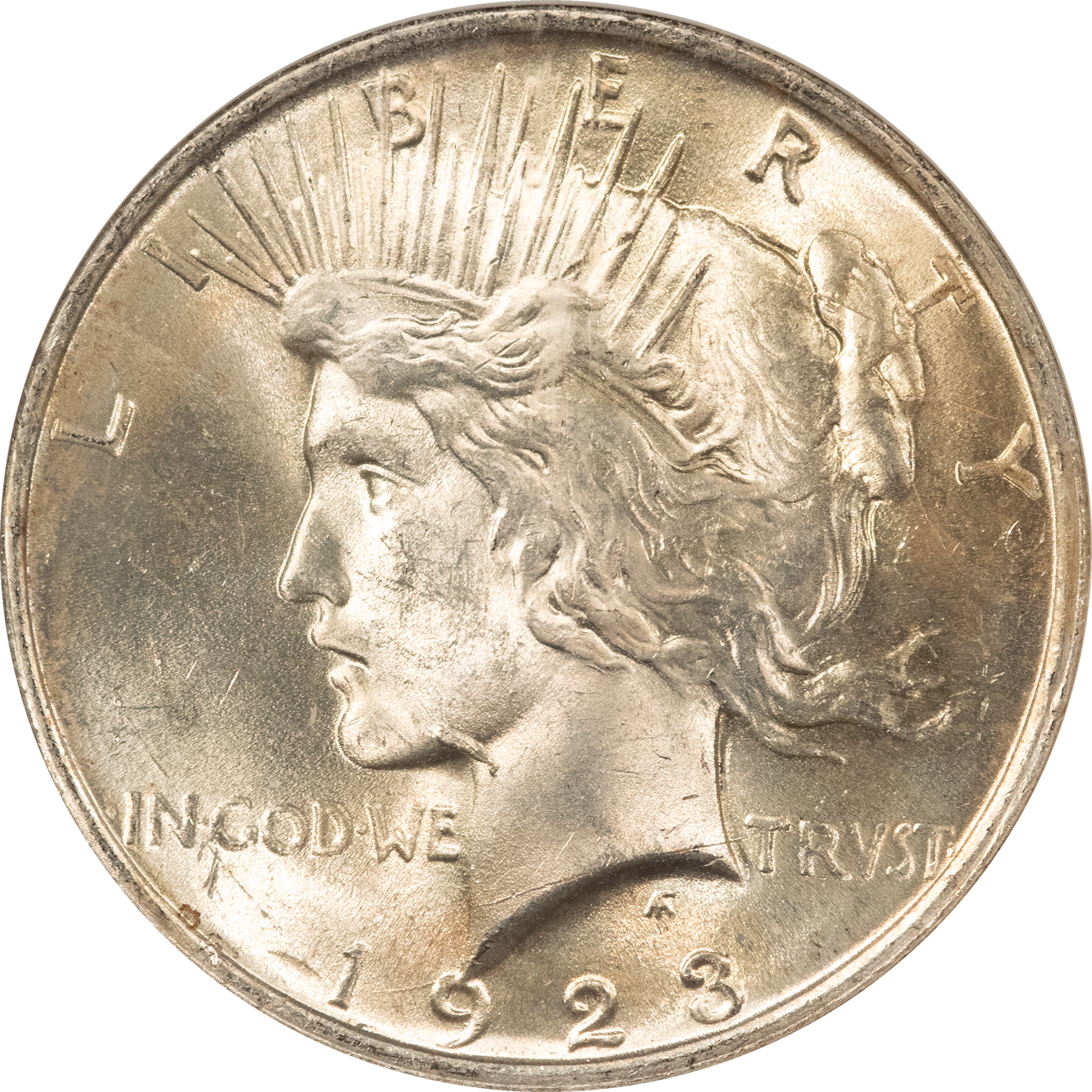 Dollars 1923 $1 PEACE DOLLAR, VAM1A WHISKER JAW ANACS MS-63 OLD SOAPBOX PREMIUM QUALITY! Dollars 1923 $1 PEACE DOLLAR, VAM1A WHISKER JAW ANACS MS-63 OLD SOAPBOX PREMIUM QUALITY!