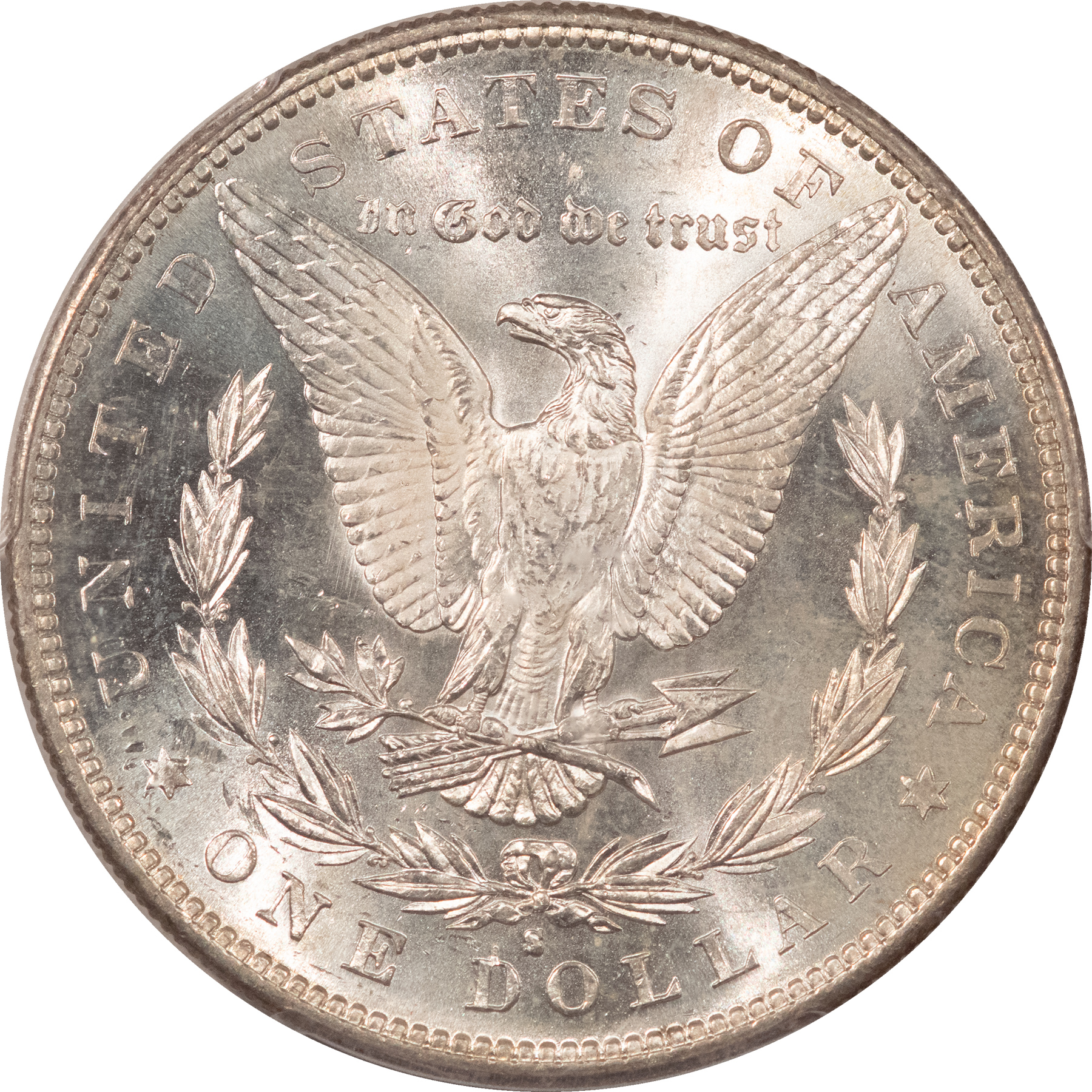 Dollars 1883-S $1 MORGAN DOLLAR – PCGS MS-61, FROSTY WHITE BRILLIANT UNCIRCULATED! Dollars 1883-S $1 MORGAN DOLLAR – PCGS MS-61, FROSTY WHITE BRILLIANT UNCIRCULATED!