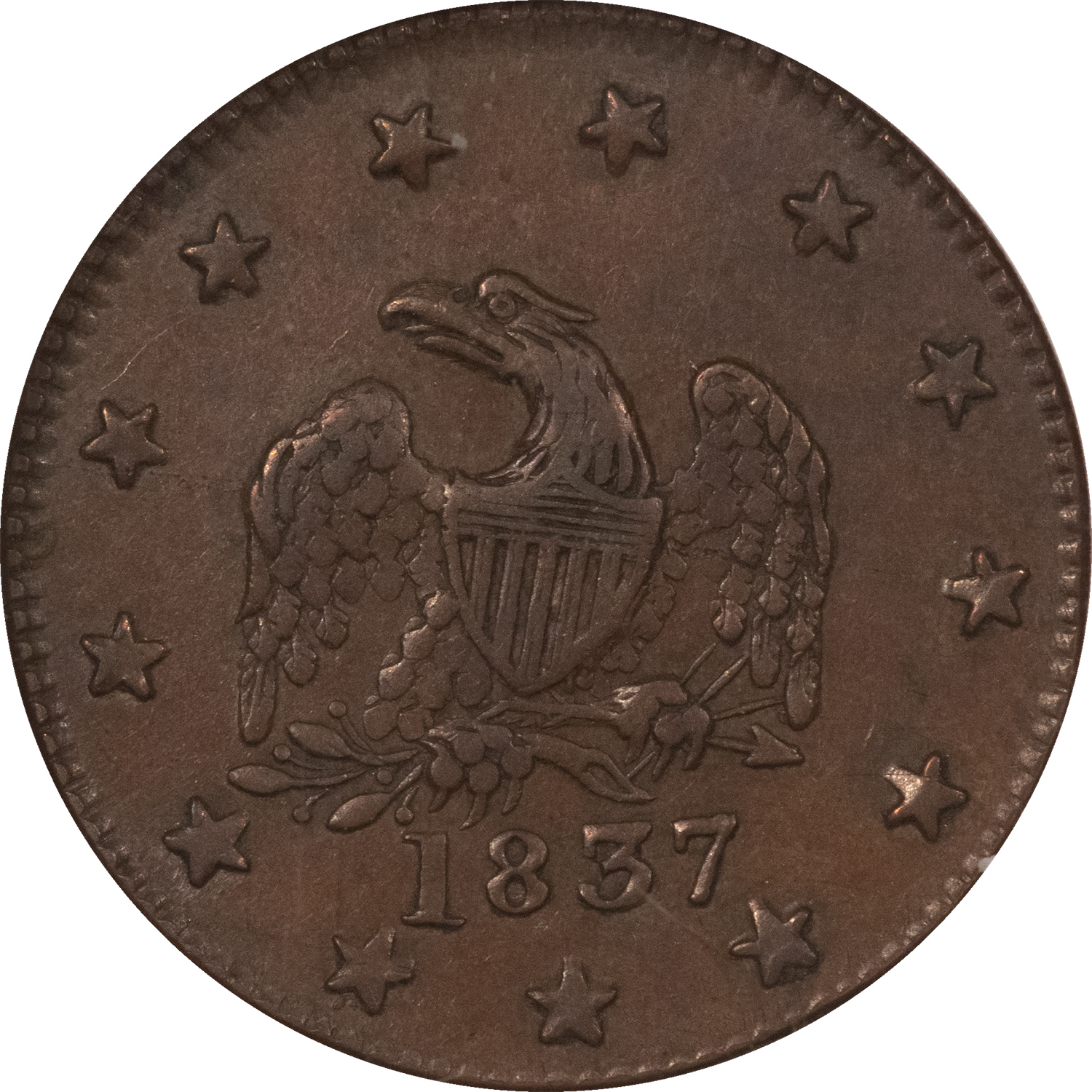 Civil War & Hard Times 1837 NY HT-290 S MAYCOCK & CO HARD TIMES TOKEN – NGC AU-58 BN Civil War & Hard Times 1837 NY HT-290 S MAYCOCK & CO HARD TIMES TOKEN – NGC AU-58 BN