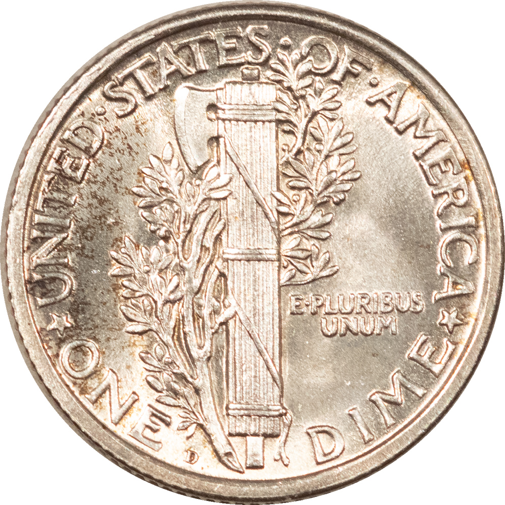 Mercury Dimes 1924-D MERCURY DIME – UNCIRCULATED LOOKS GEM W/SHARP FSB! Mercury Dimes 1924-D MERCURY DIME – UNCIRCULATED LOOKS GEM W/SHARP FSB!