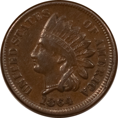 Indian 1864 BRONZE INDIAN CENT – HIGH GRADE EXAMPLE! NICE SURFACES