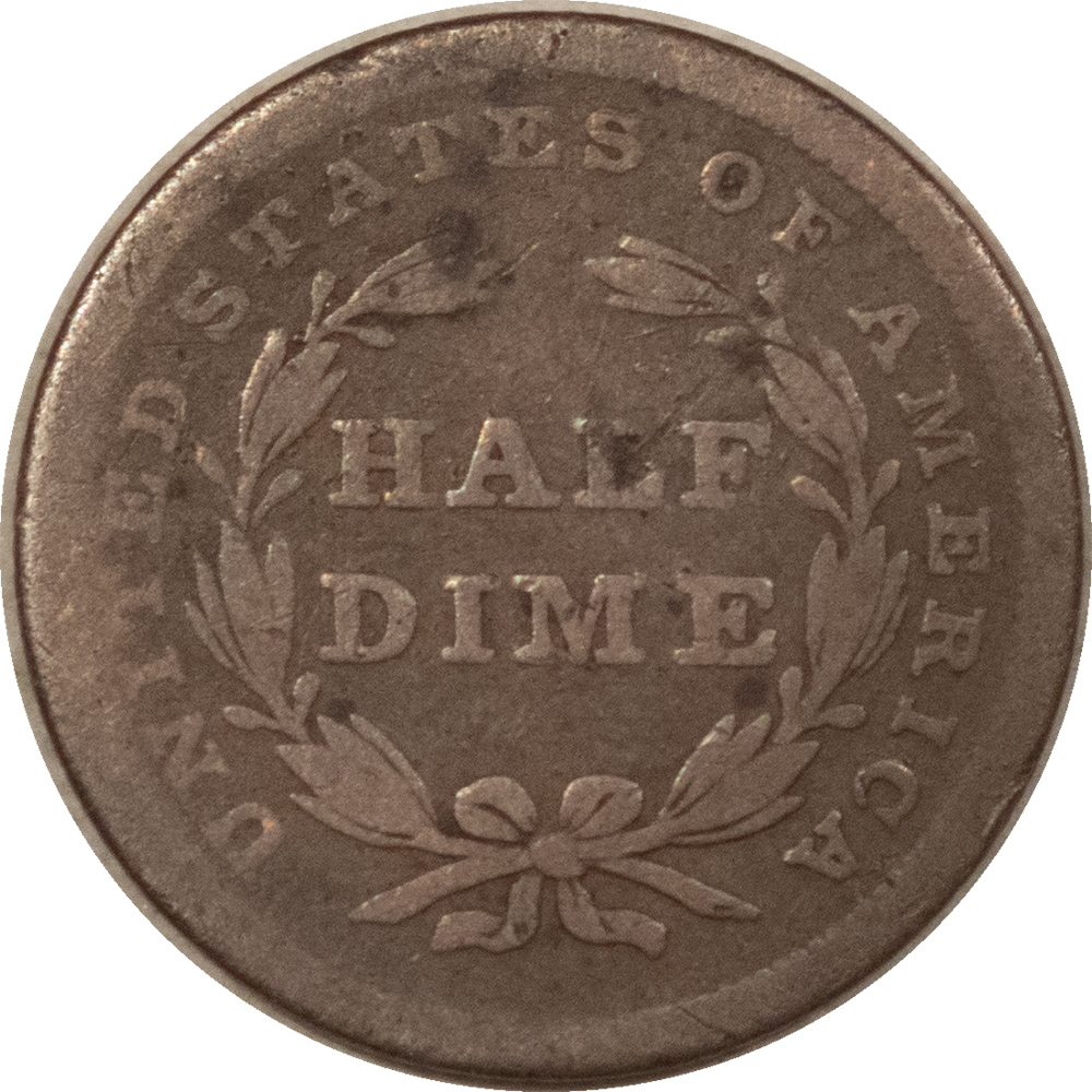 Half Dimes 1837 SEATED LIBERTY HALF DIME LARGE DATE – CIRCULATED! Half Dimes 1837 SEATED LIBERTY HALF DIME LARGE DATE – CIRCULATED!