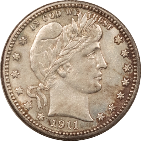 Barber Quarters 1911 BARBER QUARTER – UNCIRCULATED W/ NICE LOOK, BUT LIGHT OBVERSE CLEANING!