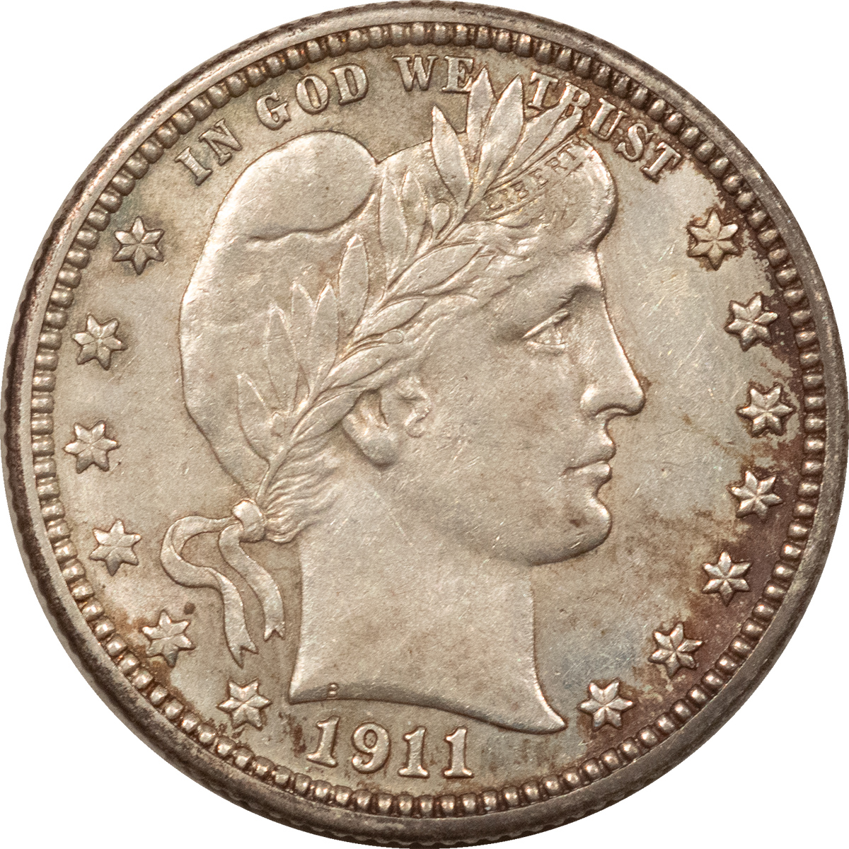 Barber Quarters 1911 BARBER QUARTER – UNCIRCULATED W/ NICE LOOK, BUT LIGHT OBVERSE CLEANING! Barber Quarters 1911 BARBER QUARTER – UNCIRCULATED W/ NICE LOOK, BUT LIGHT OBVERSE CLEANING!