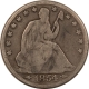 Half Dollars 1861 SEATED LIBERTY HALF DOLLAR – PLEASING CIRCULATED EXAMPLE! CIVIL WAR DATE!
