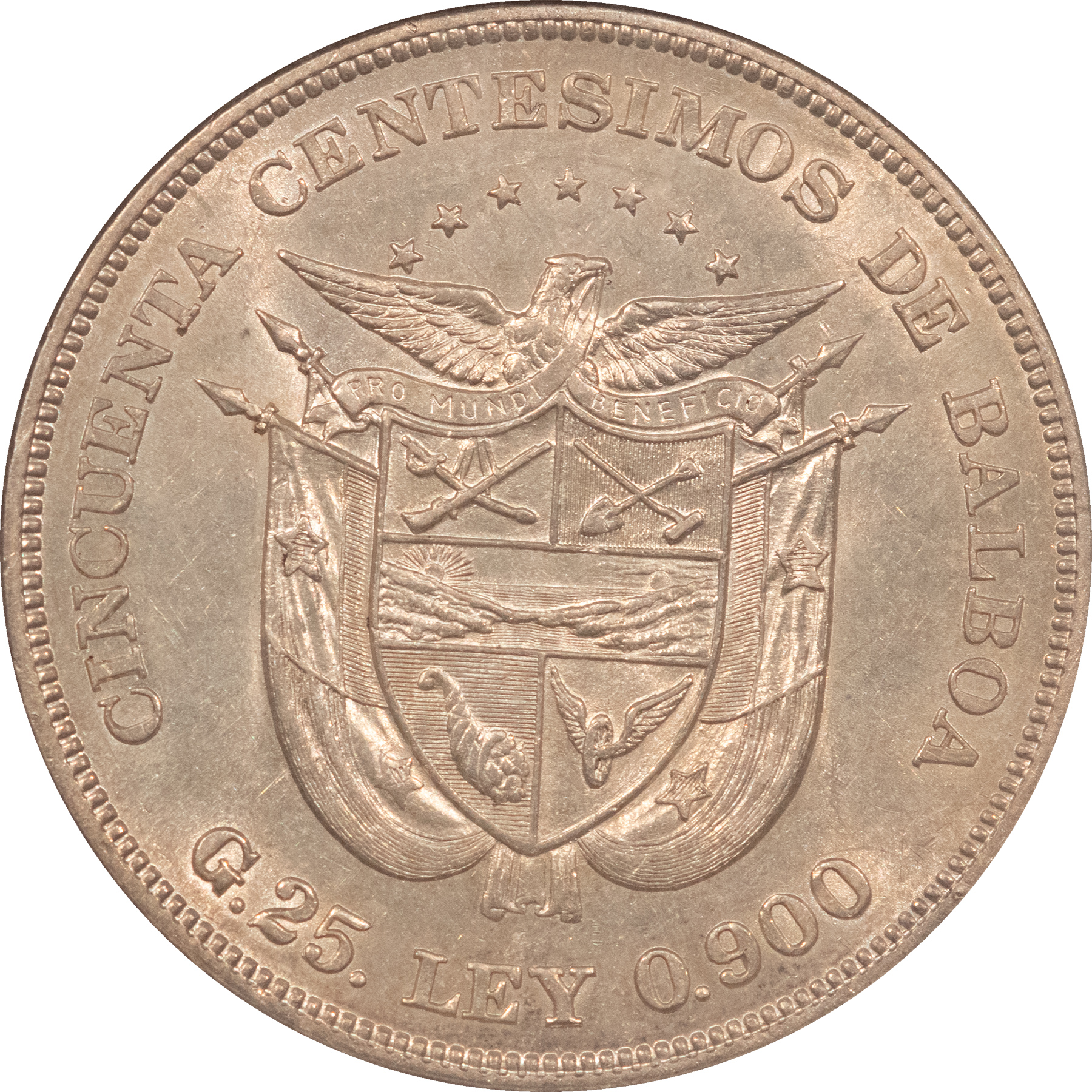 New Certified Coins 1904 PANAMA 50 CENTESIMOS KM#5 – NGC AU-58, TOUGH! New Certified Coins 1904 PANAMA 50 CENTESIMOS KM#5 – NGC AU-58, TOUGH!