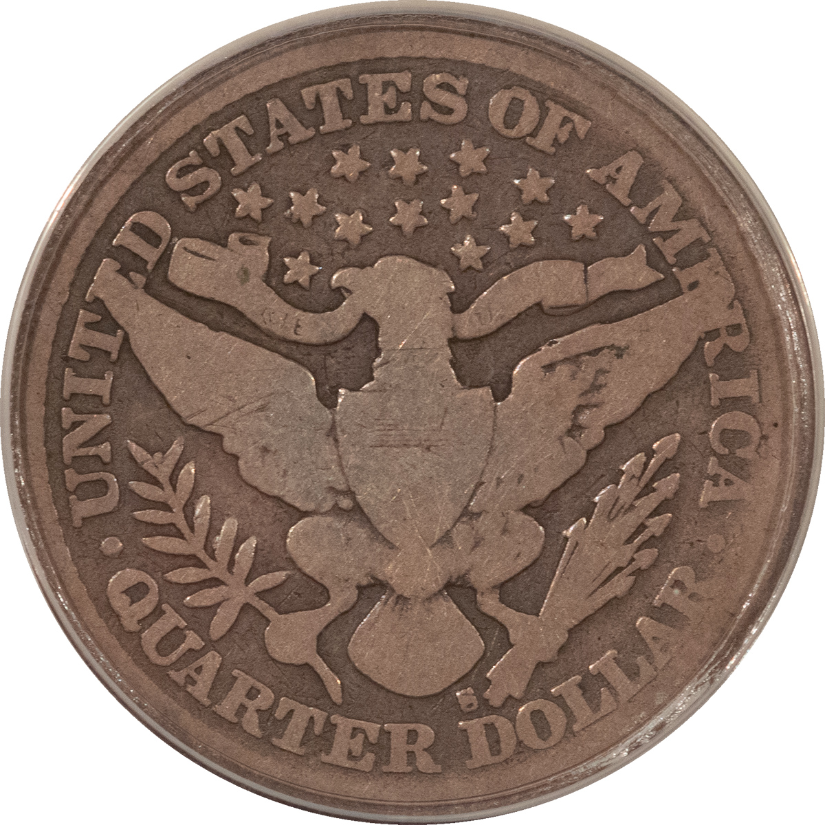 Barber Quarters 1897-S BARBER QUARTER – ANACS G-4 Barber Quarters 1897-S BARBER QUARTER – ANACS G-4