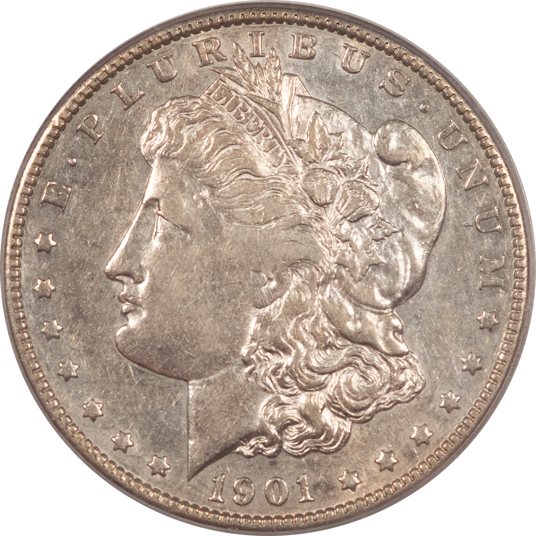 Dollars 1901-S $1 MORGAN DOLLAR – PCGS AU-53 Dollars 1901-S $1 MORGAN DOLLAR – PCGS AU-53