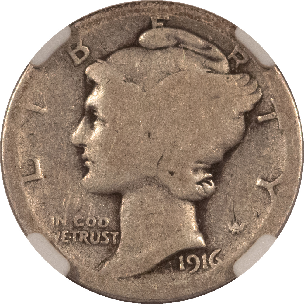 CAC Approved Coins 1916-D MERCURY DIME – NGC AG-3, CLOSE TO G4! PREMIUM QUALITY! CAC APPROVED! CAC Approved Coins 1916-D MERCURY DIME – NGC AG-3, CLOSE TO G4! PREMIUM QUALITY! CAC APPROVED!