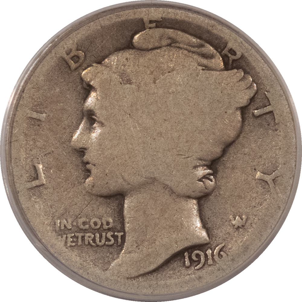 CAC Approved Coins 1916-D MERCURY DIME – PCGS AG-3, CAC APPROVED! CAC Approved Coins 1916-D MERCURY DIME – PCGS AG-3, CAC APPROVED!