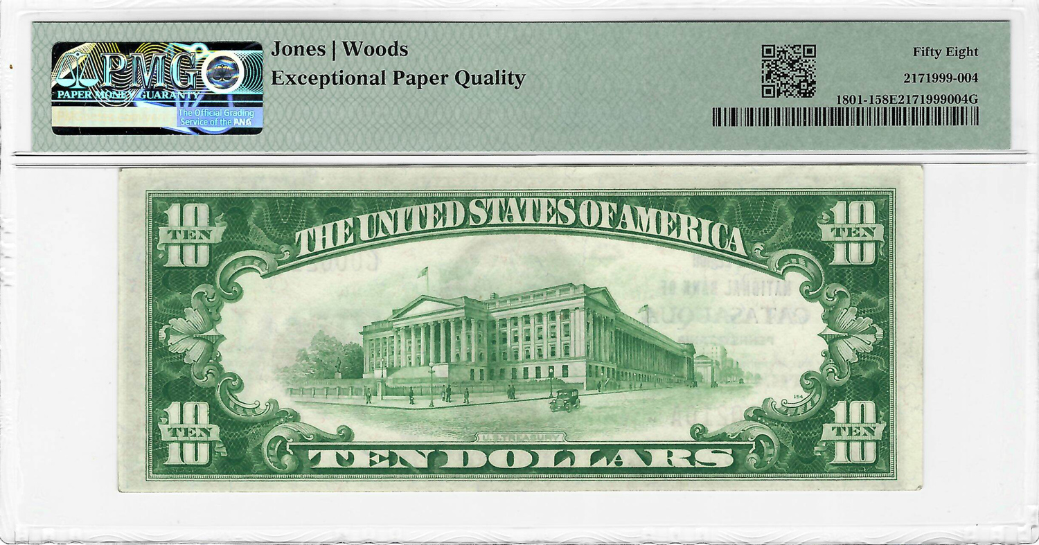 New Store Items 1929 $10 TY 1 CATASAUQUA PA FR#1801-1 – PMG CH-AU 58 EPQ, HIGH GRADE FOR BANK! New Store Items 1929 $10 TY 1 CATASAUQUA PA FR#1801-1 – PMG CH-AU 58 EPQ, HIGH GRADE FOR BANK!